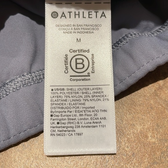 NWT Athleta Wayfarer Bomber Jacket—Size Medium in Coastline Blue - Picture 5 of 5